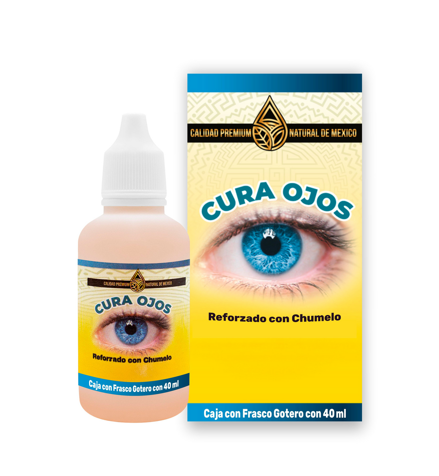 Gotas cura ojos miel Natural de Mexico 40 ml