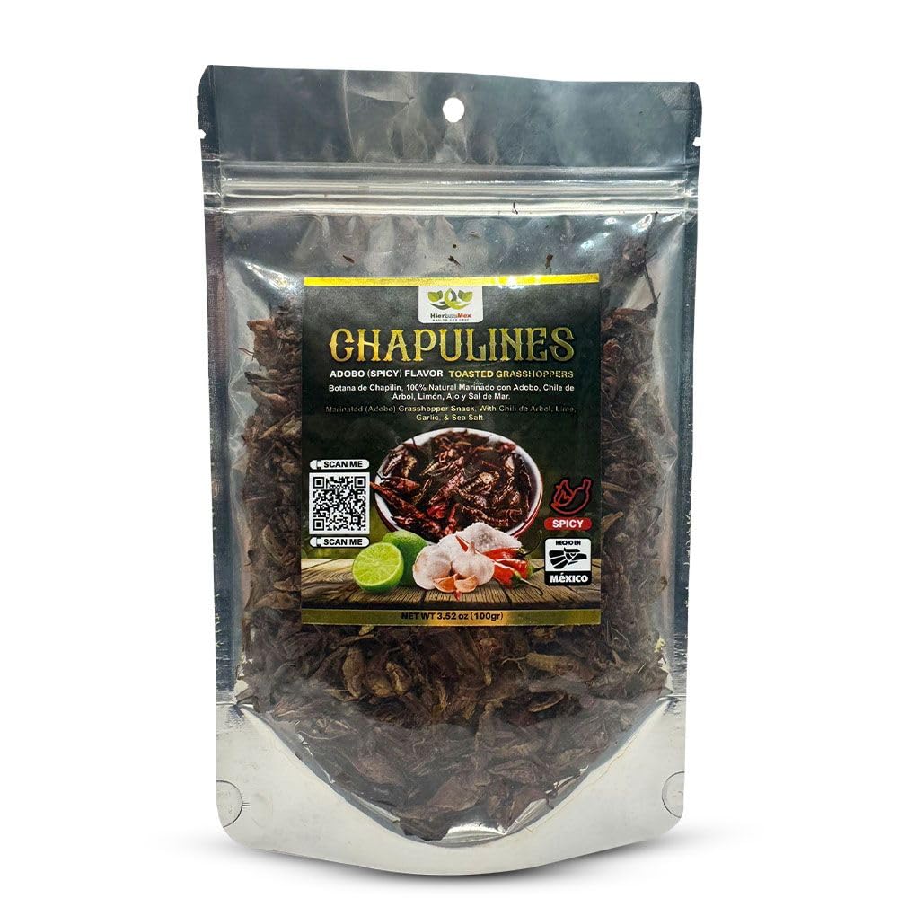 Chapulines con Adobo Deliciosos!