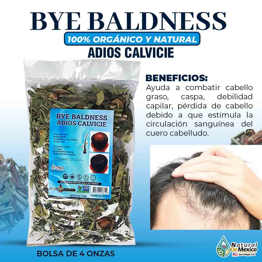 Adios Calvicie Compuesto Herbal 4 oz. 113gr.