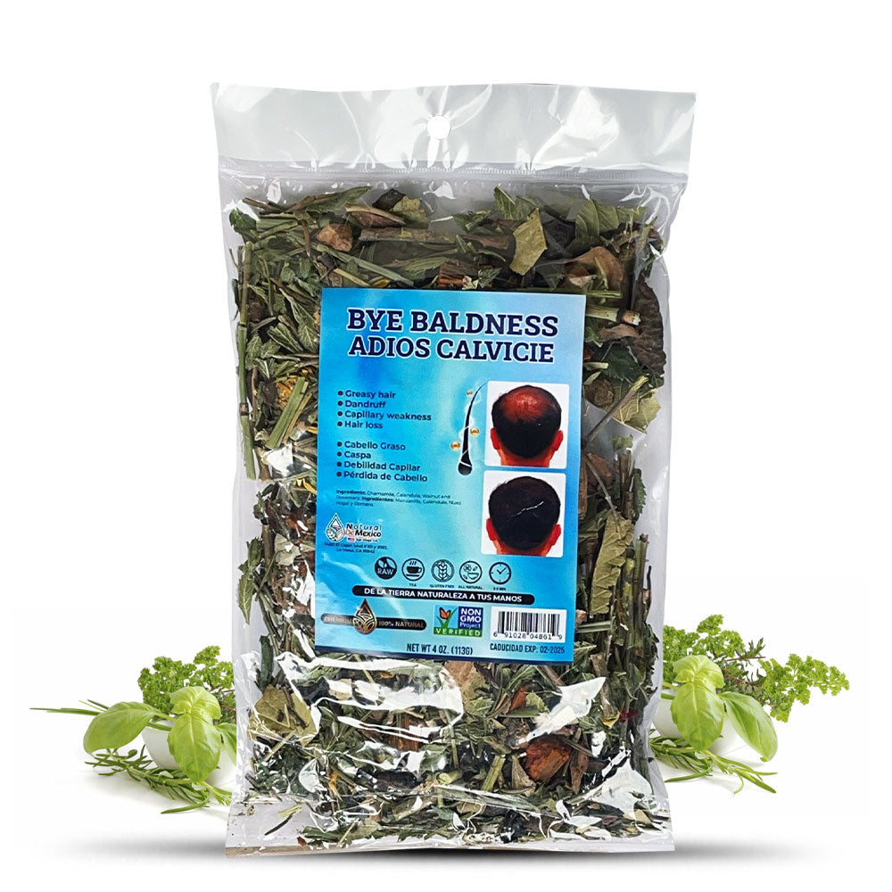 Adios Calvicie Compuesto Herbal 4 oz. 113gr.