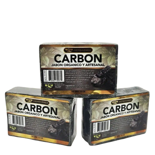 Jabon Carbon Natural 3 Pack