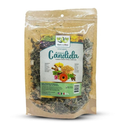 Compuesto Herbal Hongo Candida Herbal Compound 100% Natural Wild Crafted 4 oz.