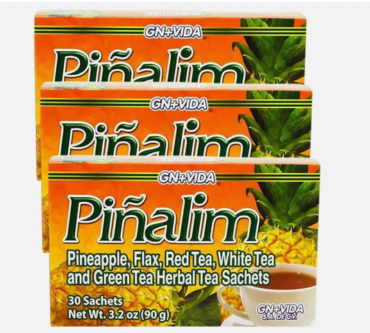 3 Pack Te Pinalim Piñalim GN 30 Sobres