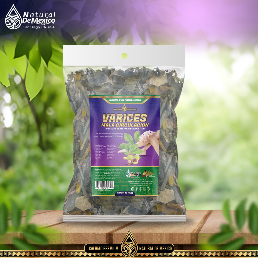 Compuesto Herbal Varices 4 onzas Tea Te 4 Oz.