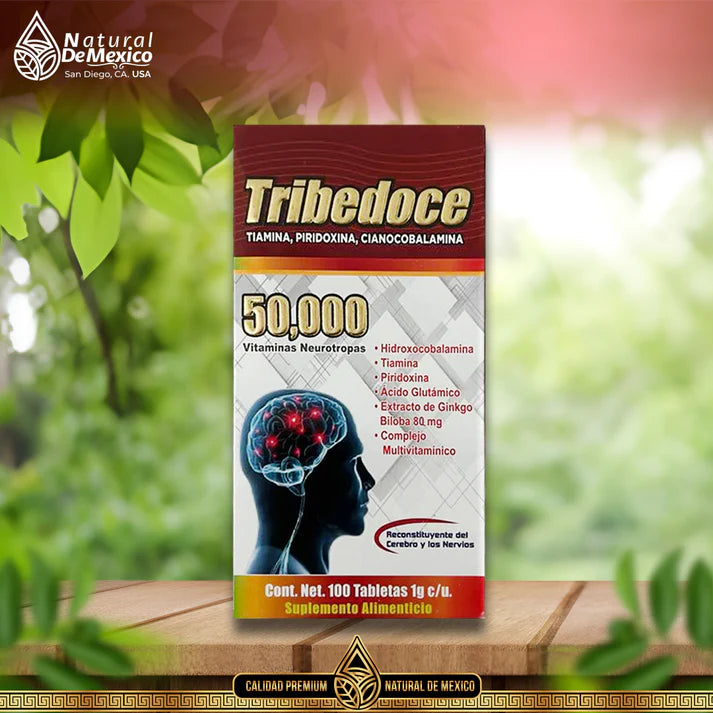 Suplemento Basico Tribedoce 50,000 50000 Contenido 100 Tabletas