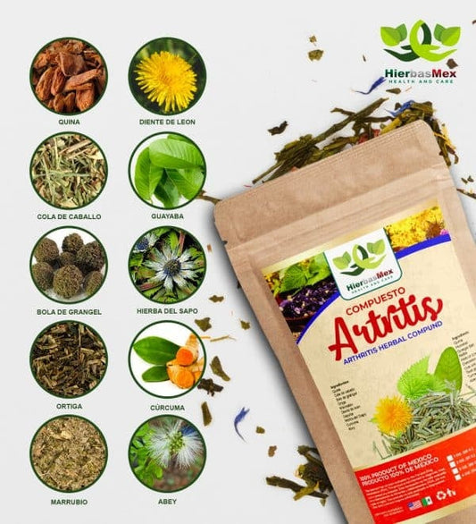 Compuesto Herbal Artritis Herbal Compound 100% Natural Wild Crafted 4 oz.