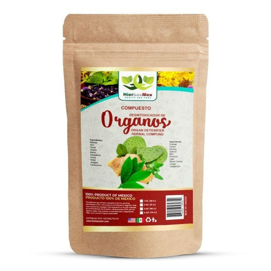 Compuesto Herbal Desintoxicador de Organos Herbal Compound 100% Natural Wild Crafted