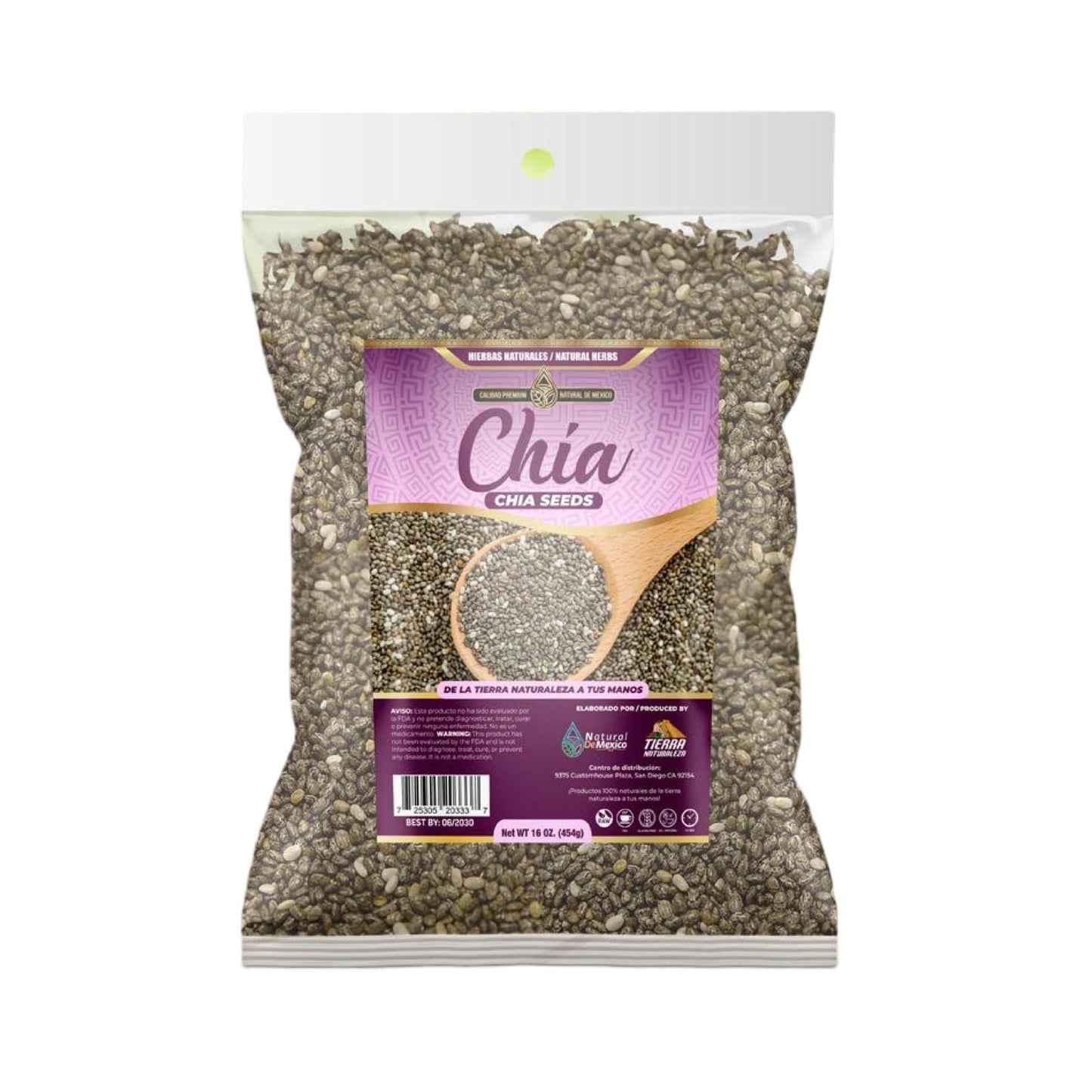 Chia Natural 16 Oz. Natural Chia Seeds