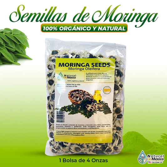 Semillas de Moringa Seeds 4 onzas Te Tea 4 Oz.