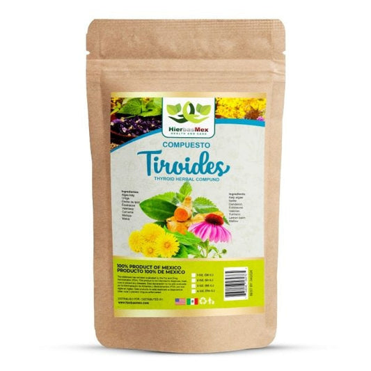 Compuesto Herbal Tiroides Herbal Compound 100% Natural Wild Crafted