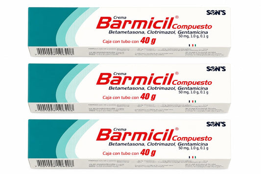 3 Pack Barmicil Crema Compuesto 50mg