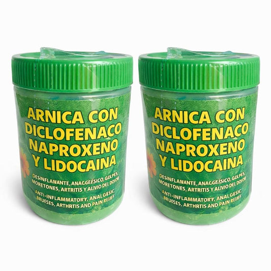 2 Pack Pomada Gel Arnica Diclo Lido 125gr.