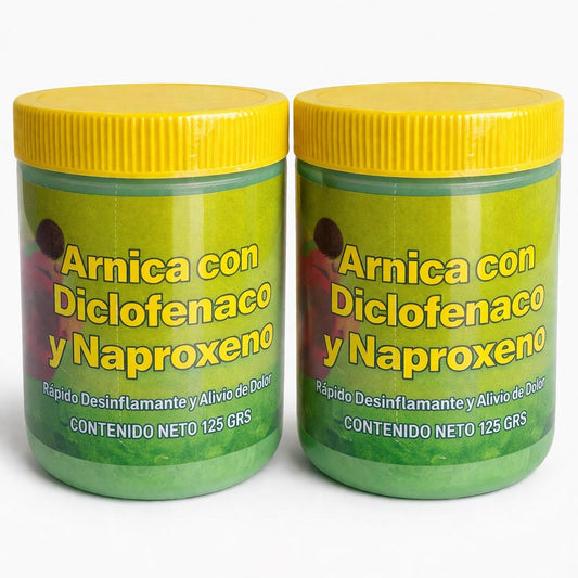 2 Pack Pomada Gel Arnica Diclo Napro 125gr.