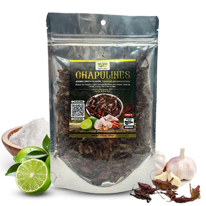 Chapulines con Adobo Deliciosos!
