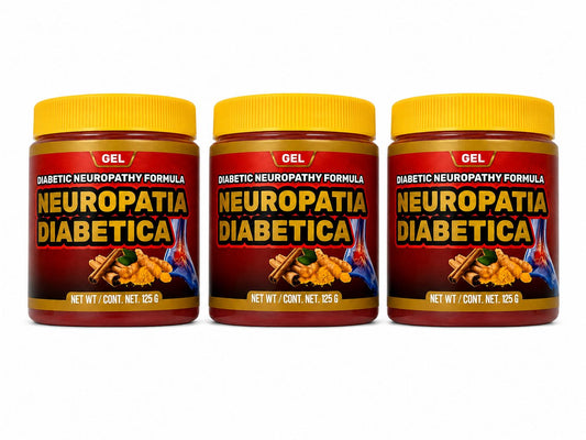 3 Pack Pomada Gel Neuropatia Diabetica 125gr.