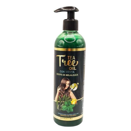 Shampoo de Aceite de Arbol con Menta Tea Tree Oil with Mint 16 fl oz.