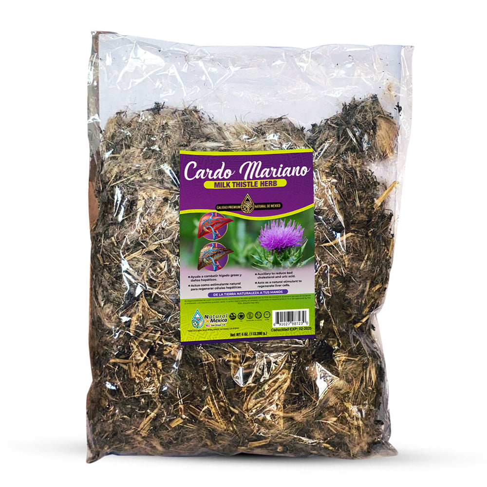 Cardo Mariano Milk Thistle Herb 4 onzas Te Tea 4 Oz.