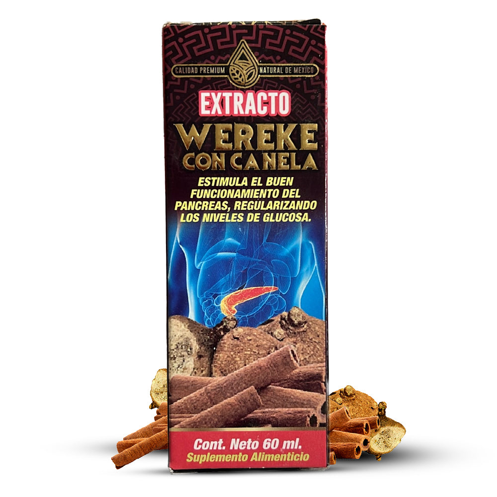 Extracto Wereke con Canela Extract 60 ML.