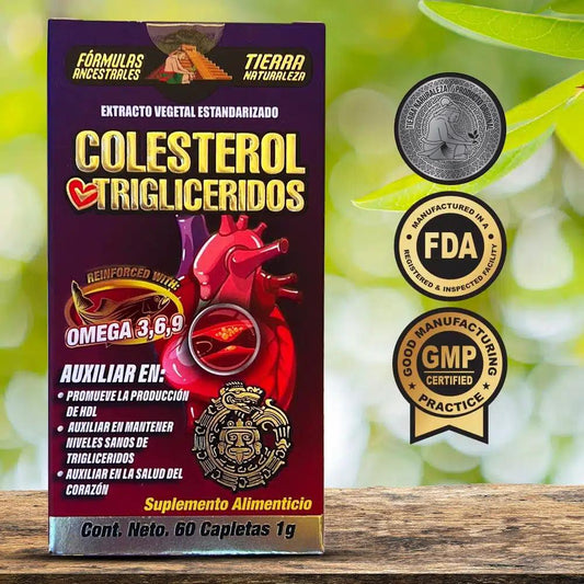 Suplemento Colesterol Y Trigliceridos Tierra Naturaleza 60 Caplets