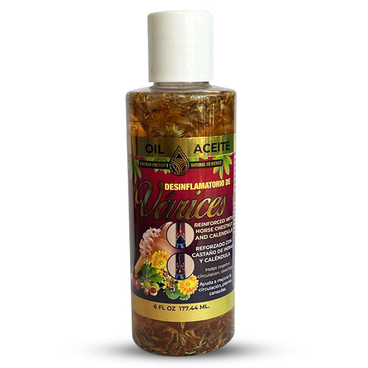 Aceite de Varices Varicose Veins Oil 6 Oz.