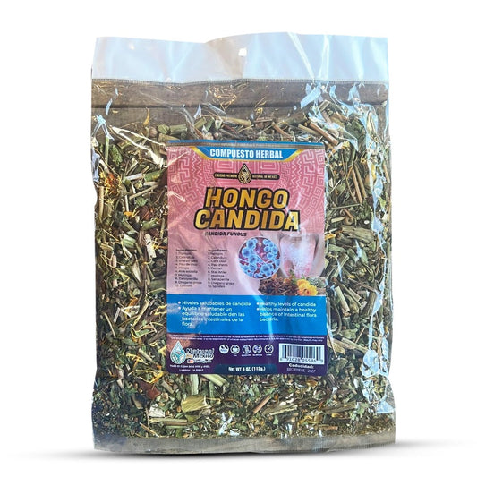 Compuesto Herbal Hongo Candida 4 Onzas Te Tea 4 Oz.